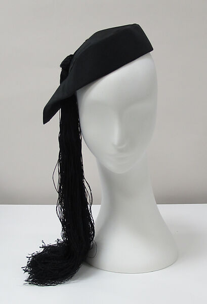 Cap, Charles James (American, born Great Britain, 1906–1978), silk, American