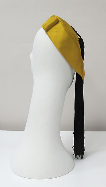 Hat, Charles James (American, born Great Britain, 1906–1978), silk, American