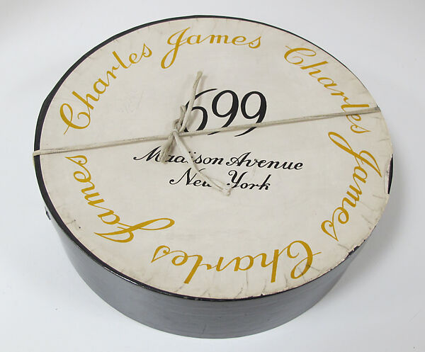 Hat, Charles James (American, born Great Britain, 1906–1978), silk, American