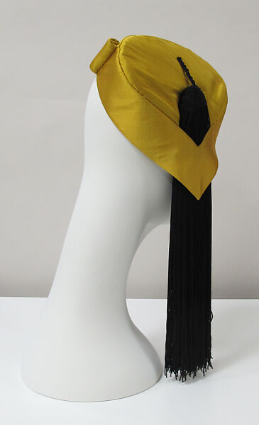 Hat, Charles James (American, born Great Britain, 1906–1978), silk, American