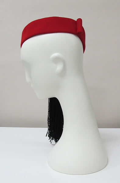 Cap, Charles James (American, born Great Britain, 1906–1978), wool, American