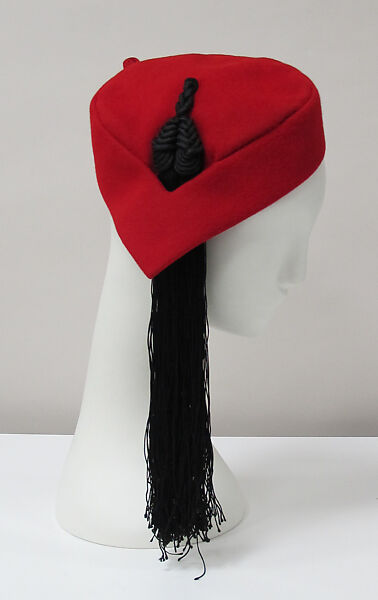 Cap, Charles James (American, born Great Britain, 1906–1978), wool, American 