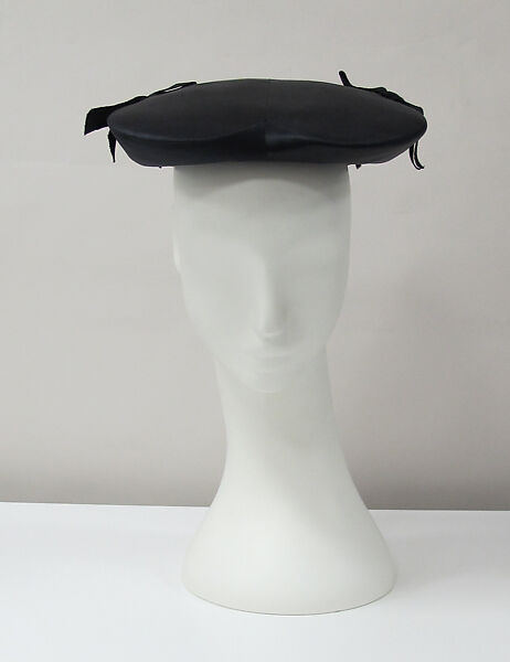 Hat, Charles James (American, born Great Britain, 1906–1978), silk, American 
