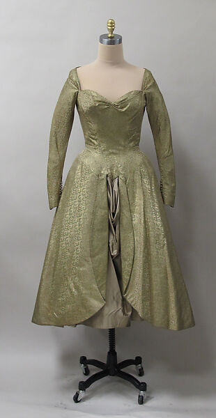 Dress, Charles James (American, born Great Britain, 1906–1978), silk, American 