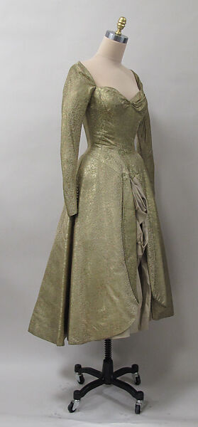 Dress, Charles James (American, born Great Britain, 1906–1978), silk, American