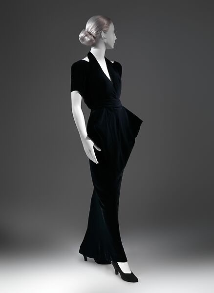 Evening dress, Charles James (American, born Great Britain, 1906–1978), silk and rayon, American