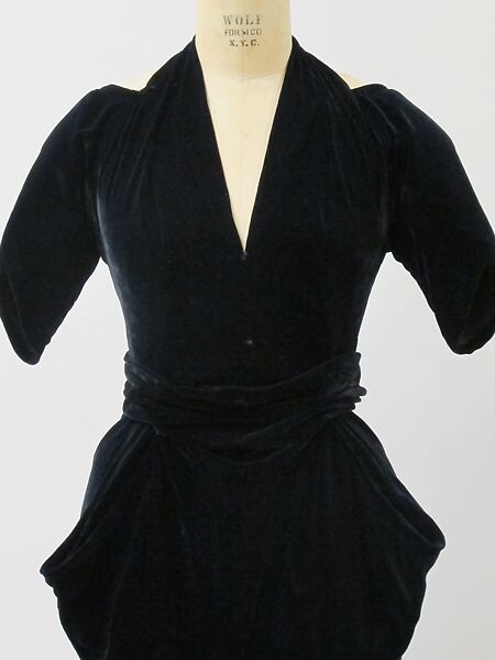 Evening dress, Charles James (American, born Great Britain, 1906–1978), silk and rayon, American