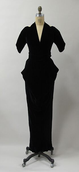 Evening dress, Charles James (American, born Great Britain, 1906–1978), silk and rayon, American
