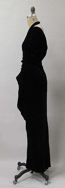 Evening dress, Charles James (American, born Great Britain, 1906–1978), silk and rayon, American