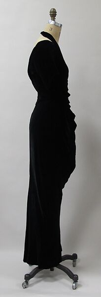 Evening dress, Charles James (American, born Great Britain, 1906–1978), silk and rayon, American