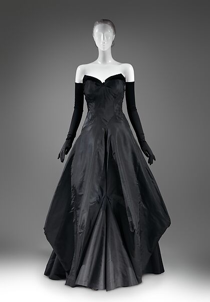 Evening dress, Charles James (American, born Great Britain, 1906–1978), silk, American 