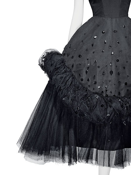 Evening dress, Charles James (American, born Great Britain, 1906–1978), silk, synthetic, American