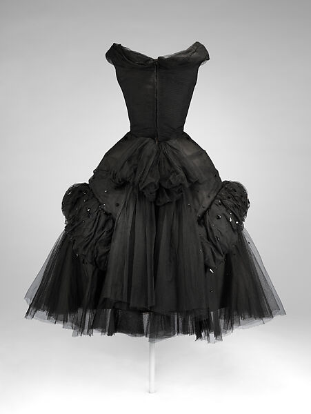 Evening dress, Charles James (American, born Great Britain, 1906–1978), silk, synthetic, American