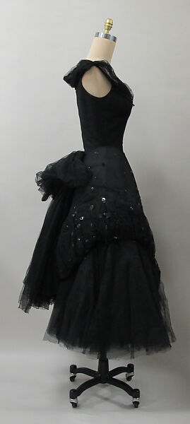 Evening dress, Charles James (American, born Great Britain, 1906–1978), silk, synthetic, American