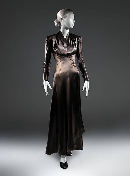 Dinner dress, Charles James (American, born Great Britain, 1906–1978), silk, synthetic, American 