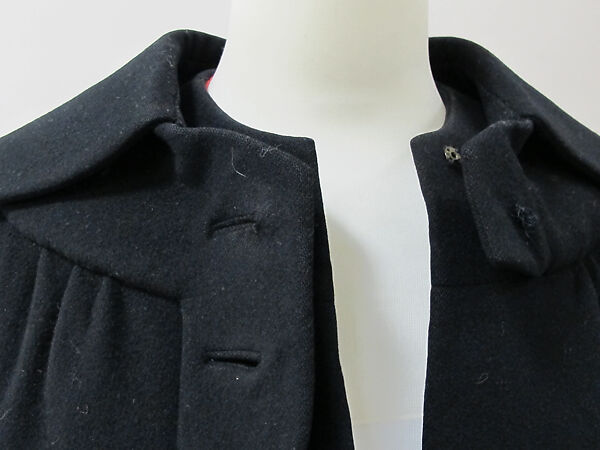 Coat, Charles James (American, born Great Britain, 1906–1978), wool, American