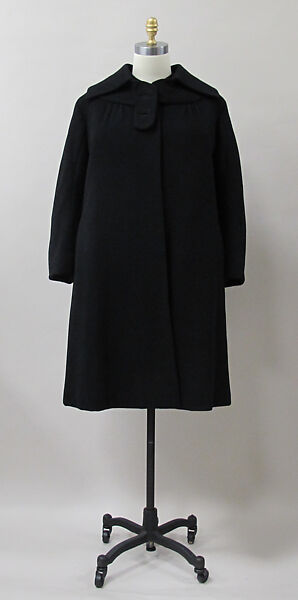 Coat, Charles James (American, born Great Britain, 1906–1978), wool, American 