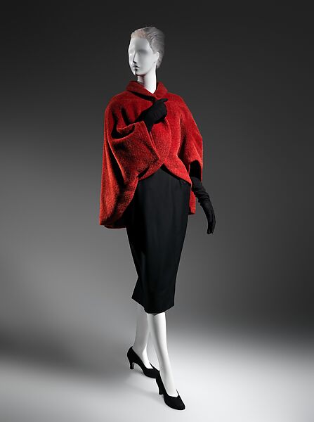 Coat, Charles James (American, born Great Britain, 1906–1978), wool, American