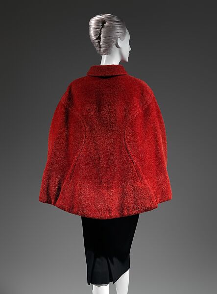Coat, Charles James (American, born Great Britain, 1906–1978), wool, American