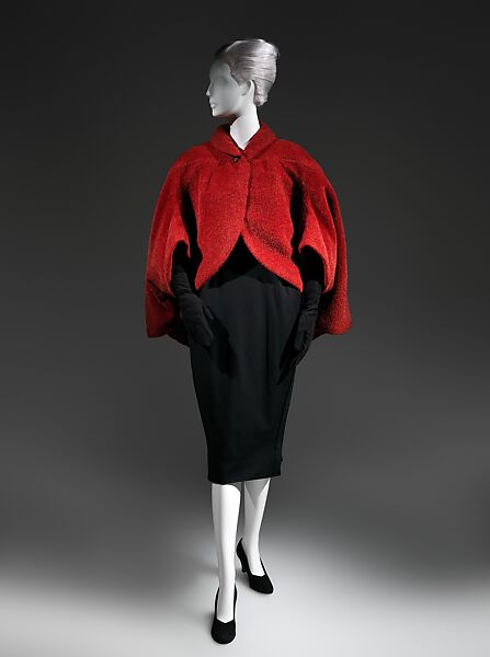 Coat, Charles James (American, born Great Britain, 1906–1978), wool, American 