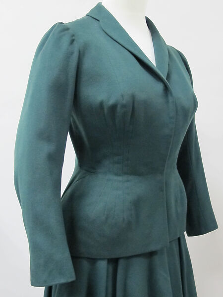 Suit, Charles James (American, born Great Britain, 1906–1978), wool, American