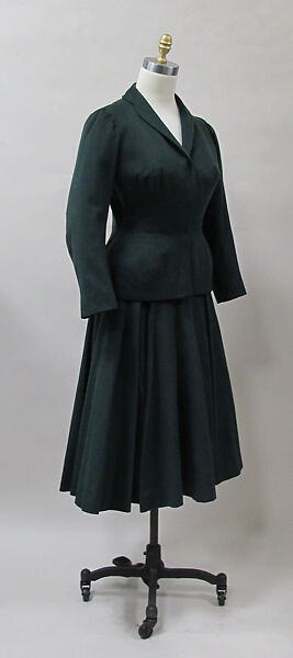 Suit, Charles James (American, born Great Britain, 1906–1978), wool, American