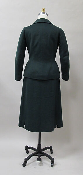 Suit, Charles James (American, born Great Britain, 1906–1978), wool, American