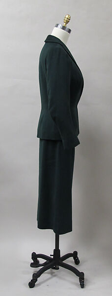 Suit, Charles James (American, born Great Britain, 1906–1978), wool, American