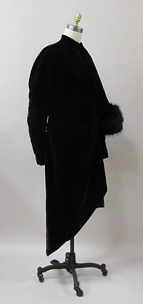 Evening coat, Charles James (American, born Great Britain, 1906–1978), silk, fur, American