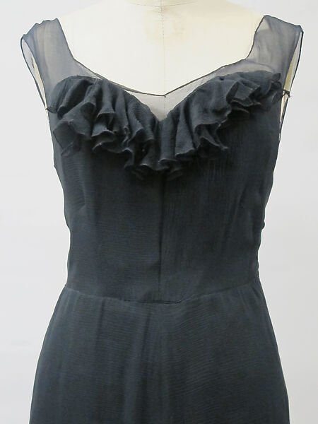 Evening dress, Charles James (American, born Great Britain, 1906–1978), synthetic, American