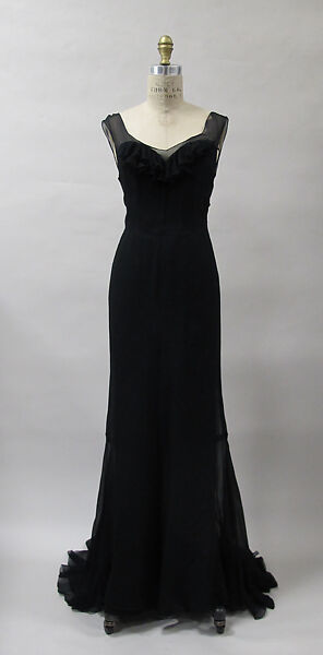 Evening dress, Charles James (American, born Great Britain, 1906–1978), synthetic, American