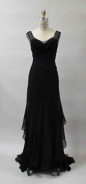 Evening dress, Charles James (American, born Great Britain, 1906–1978), synthetic, American