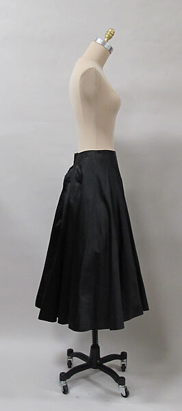 Skirt, Charles James (American, born Great Britain, 1906–1978), silk, American