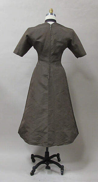 Dress, Charles James (American, born Great Britain, 1906–1978), silk, American