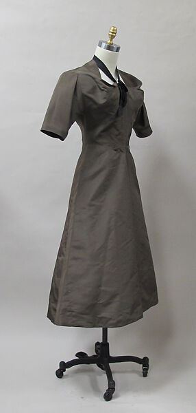 Dress, Charles James (American, born Great Britain, 1906–1978), silk, American
