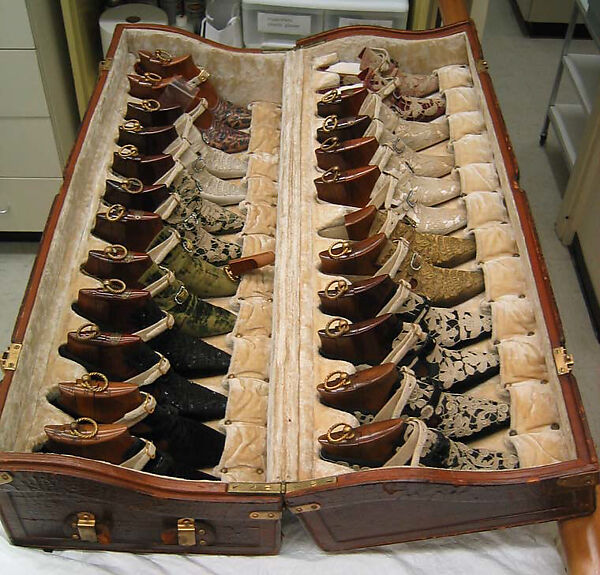 Trunk, Pierre Yantorny (Italian, 1874–1936), wood, silk, French