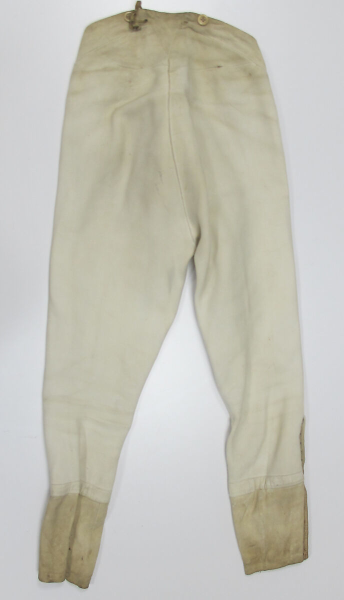 Breeches, leather, shell, bone, French