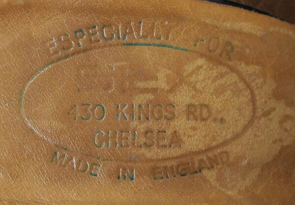 Sandals, Vivienne Westwood (British, 1941–2022), leather, metal, British