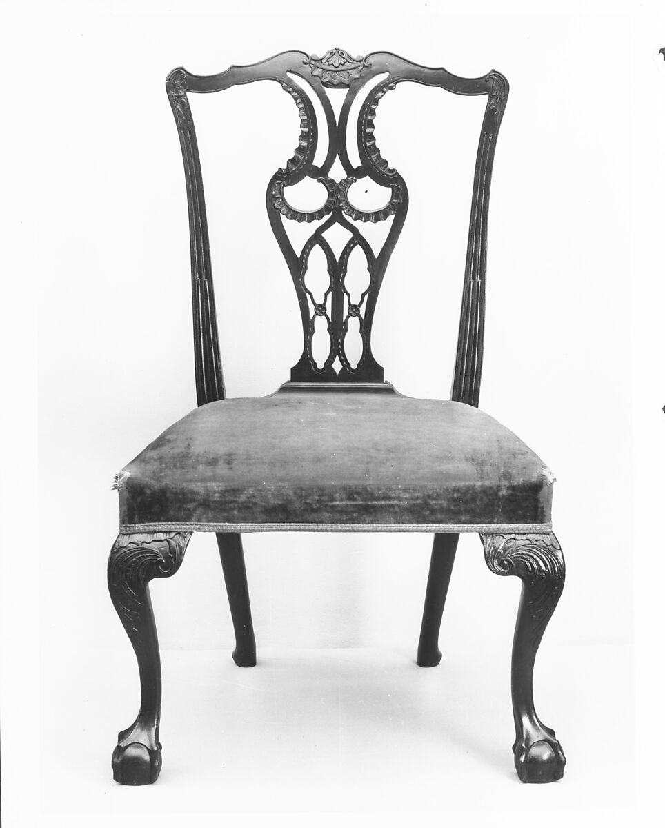 Side Chair, Mahogany, red oak, sweet gum, American 