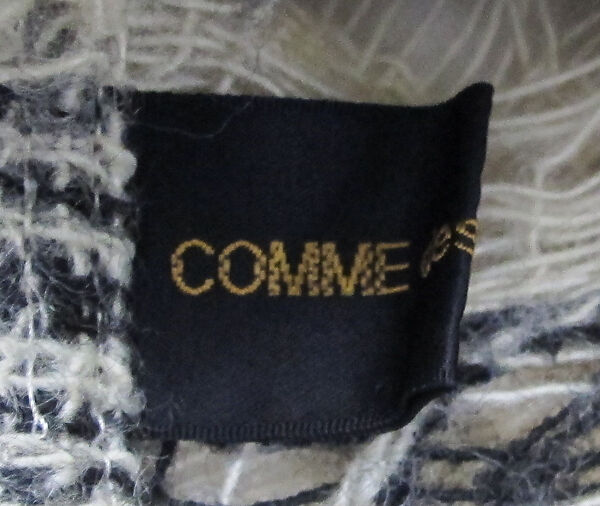 Coat, Comme des Garçons (Japanese, founded 1969), wool, Japanese