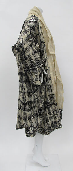 Coat, Comme des Garçons (Japanese, founded 1969), wool, Japanese