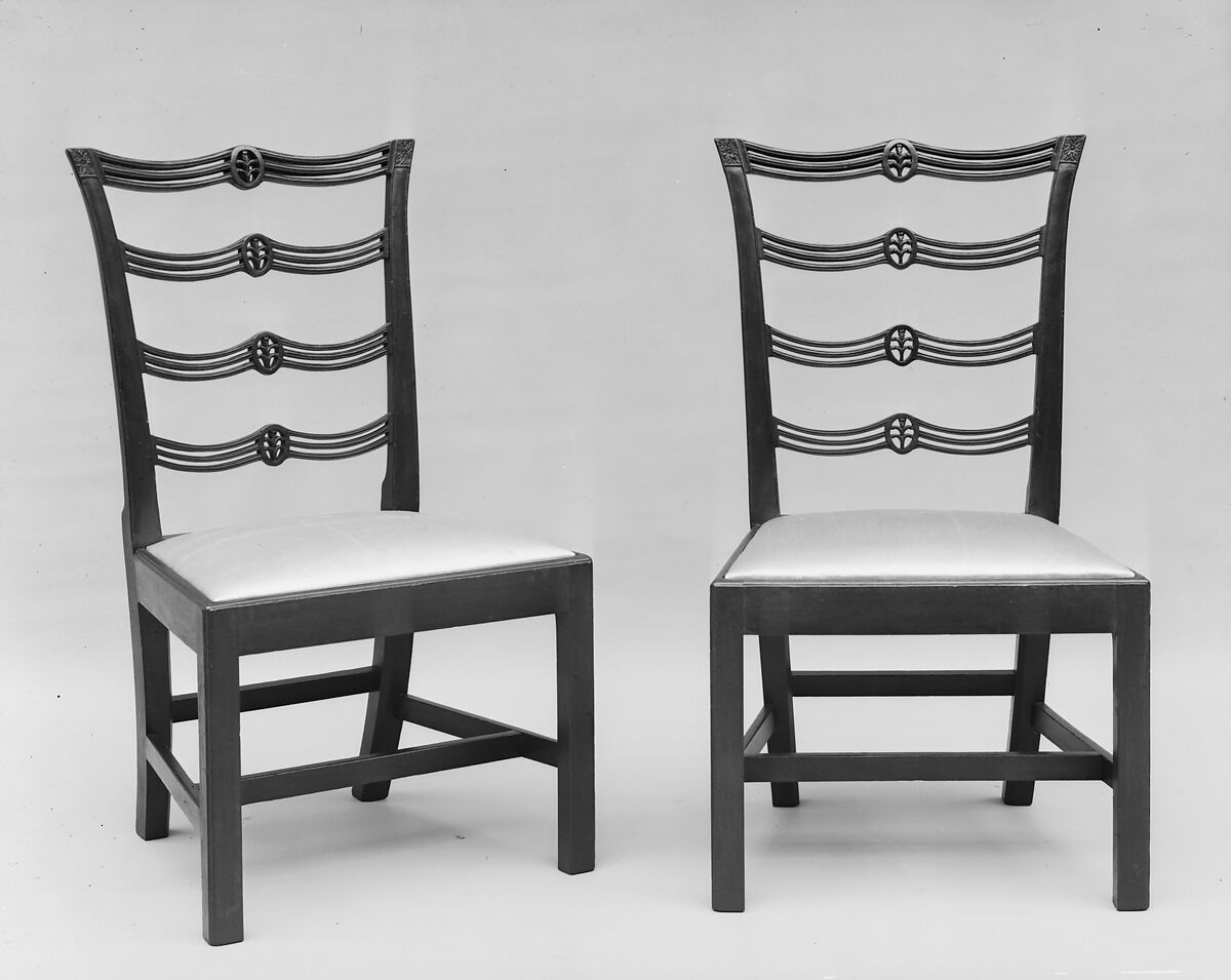 Side Chair, Mahogany, yellow pine, white pine, American