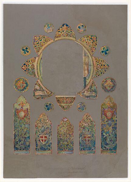 Louis C Tiffany Design For A Stained Glass Window American The Metropolitan Museum Of Art 3578