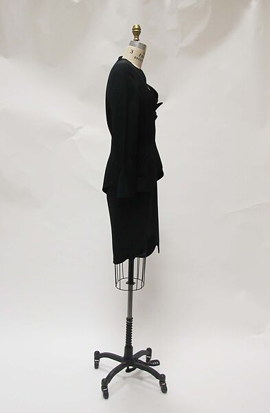 Suit, Mugler (French, founded 1974), wool, polyester, metal, French