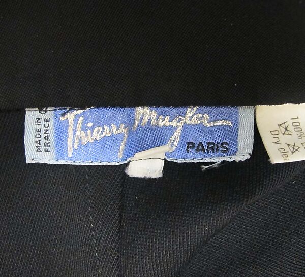 Suit, Mugler (French, founded 1974), wool, polyester, metal, French