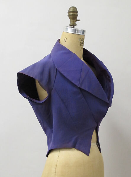 Waistcoat, Charles James (American, born Great Britain, 1906–1978), silk, American
