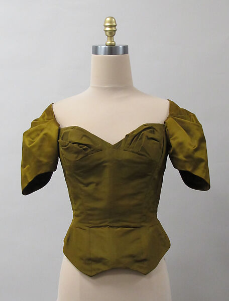 Bodice, Charles James (American, born Great Britain, 1906–1978), silk, American 