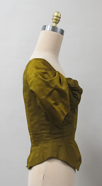 Bodice, Charles James (American, born Great Britain, 1906–1978), silk, American