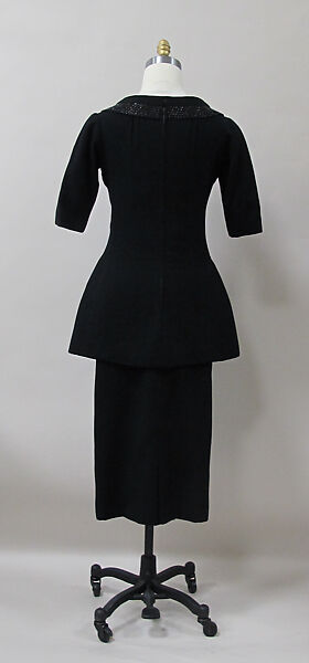 Ensemble, Charles James (American, born Great Britain, 1906–1978), wool, silk, American