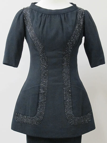 Ensemble, Charles James (American, born Great Britain, 1906–1978), wool, silk, American